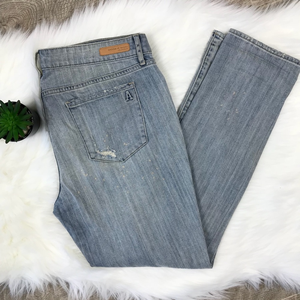 Articles of Society Distressed boyfriend Jean